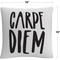 Trademark Fine Art Typographic Modern Carpe Diem Stripes Decorative Throw Pillow - Image 2 of 3