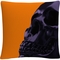 Trademark Fine Art Black Halloween 3D Skull Decorative Throw Pillow - Image 1 of 3