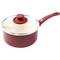 GreenLife Softgrip 3QT Ceramic Non-Stick Covered Saucepan, Red with Cream Interior - Image 1 of 3