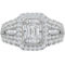 American Rose 14K White Gold 2 CTW Emerald Cut Diamond Engagement Ring - Image 2 of 5