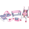 Lissi Dolls Baby Play 12 pc. Set with 16 in. Doll - Image 2 of 2