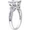 Diamore 10K White Gold 1 CTW Diamond Princess Cut Engagement Ring - Image 2 of 3