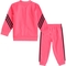 adidas kids Infant Girls 2 pc. Linear Tricot Jacket Set - Image 2 of 3