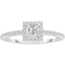 10K White Gold 1/4 CTW Diamond Engagement Ring - Image 1 of 3