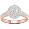 Endless Diamonds 14K Gold 3/4 CTW Diamond Endless Engagement Ring - Image 1 of 3