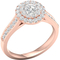 Endless Diamonds 14K Gold 3/4 CTW Diamond Endless Engagement Ring - Image 2 of 3