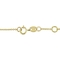 14k Yellow Gold 1/10 CT TW Diamond Heart Charm Bracelet - Image 2 of 3