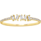 Diamore 14K Yellow Gold 1/6 CTW Baguette and Round Diamond Fashion Ring - Image 1 of 4