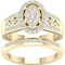 10K Gold 1/3 CTW Diamond Bridal Set - Image 1 of 4