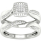 Sterling Silver Diamond Accent Bridal Set - Image 1 of 3