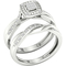 Sterling Silver Diamond Accent Bridal Set - Image 2 of 3