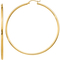 14K Yellow Gold Polished Lightweight Tube Hoop Earrings - Image 1 of 3