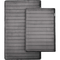 Microdry Charcoal-Infused Memory Foam Bath Mat with GripTex Base 2 pc. Set - Image 1 of 3