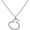 James Avery Sterling Silver Changeable Heart Charm Holder Necklace - Image 3 of 3