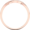 14K Rose Gold Over Sterling Silver Diamond Accent Band - Image 4 of 4