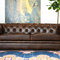 Abbyson Tuscan Tufted Leather Sofa - Image 2 of 7