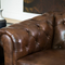 Abbyson Tuscan Tufted Leather Sofa - Image 6 of 7