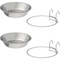 Petmaker Stainless Steel Hanging Pet Bowls Set of 2 - Image 1 of 8