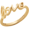 James Avery 14K Yellow Gold Love Script Ring - Image 2 of 2