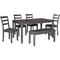 Signature Design by Ashley Bridson 6 pc. Rectangular Dining Set with Bench - Image 1 of 7