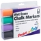 Pentel Arts Wet Erase Chalk Marker 4 pc. Set with Jumbo Tip and Plastic Box - Image 1 of 4