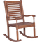 Walker Edison Solid Acacia Wood Outdoor Patio Rocking Chair - Image 1 of 3