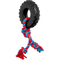 Leaps & Bounds Toss and Tug Tire Rope Dog Toy - Image 2 of 2