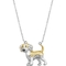 Animal's Rock Sterling 14K Plated Diamond Accent Beagle Dog Necklace 18 in. - Image 1 of 4