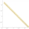 14K Yellow Gold 3.35mm Semi Solid Curb Link Chain Bracelet - Image 2 of 2