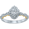 Truly Zac Posen 14K White And Yellow Gold 3/4 CTW Diamond Engagement Ring - Image 1 of 3