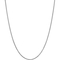 14K White Gold 1.9mm Box Chain Necklace - Image 1 of 5