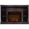 Cambridge Seville 47 in. Electric Fireplace Heater with Mahogany Mantel - Image 1 of 7