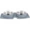 Harmony Silicone Double Diner Dog Bowl Set, 2.1 Cup - Image 1 of 3