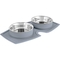 Harmony Silicone Double Diner Dog Bowl Set, 2.1 Cup - Image 2 of 3