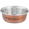 Harmony Copper Woof Stainless Steel Dog Bowl - Image 1 of 3