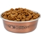 Harmony Copper Woof Stainless Steel Dog Bowl - Image 3 of 3