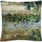 Trademark Fine Art Vincent Van Gogh Garden in Bloom Decorative Throw Pillow - Image 1 of 4