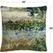 Trademark Fine Art Vincent Van Gogh Garden in Bloom Decorative Throw Pillow - Image 2 of 4