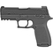 Sig Sauer P320 M18 9mm 3.9 in Barrel w/Night Sights 17 Rds Pistol Black - Image 2 of 3