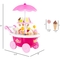 Hey! Play! Kids Ice Cream Cart Mini Pretend Play Food Stand - Image 2 of 7