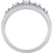 Diamore 10K White Gold 1/4 CTW Diamond Anniversary Band Size 7 - Image 3 of 4