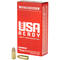 Winchester USA Ready 9mm 115 Gr. FMJ 50 Rounds - Image 1 of 4