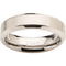 INOX Men's Stainless Steel 6mm Matte Beveled Wedding Ring - Image 1 of 2