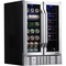 NewAir 24 in. Built-in Dual Zone 18 Bottle and 58 Can Wine and Beverage Cooler - Image 1 of 10