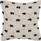 Rizzy Home Blocks Black Square Decorative Throw Pillow - Image 1 of 2