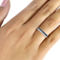 She Shines Sterling Silver 1/4 CTW Diamond Two Row Band Ring - Image 3 of 4