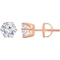 14K 1 1/2 CTW Diamond Round Solitaire Stud Earrings - Image 1 of 2