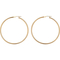 Palm Beach 10K Yellow Gold Tubular Hoop Earrings - Image 1 of 2