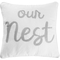 Levtex Home Bondi Stripe Gray Our Nest Pillow - Image 1 of 3