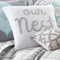 Levtex Home Bondi Stripe Gray Our Nest Pillow - Image 2 of 3